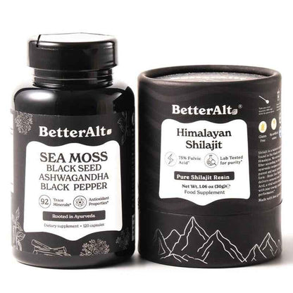Himalayan Shilajit Sea Moss, Ashwagandha, Black Pepper