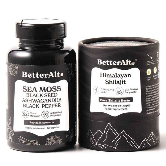 Himalayan Shilajit Sea Moss, Ashwagandha, Black Pepper