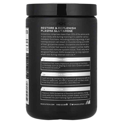 Platinum 100% Glutamine, Unflavored, 10.58 Oz (300 G)