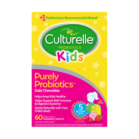 Culturelle Kids Purely Probiotics, 60 Chewable Tablets