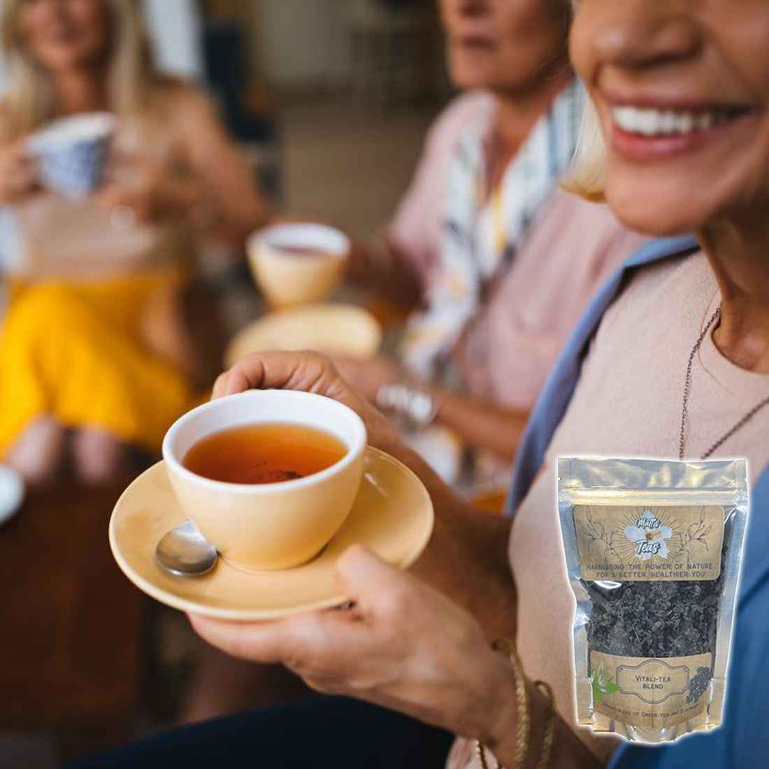 Green Tea and Elderberry Loose Leaf Herbal Tea